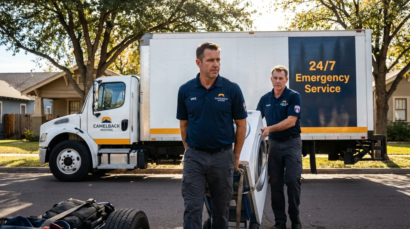 CamelBack Moving crew loading furniture in Wolcottville, IN